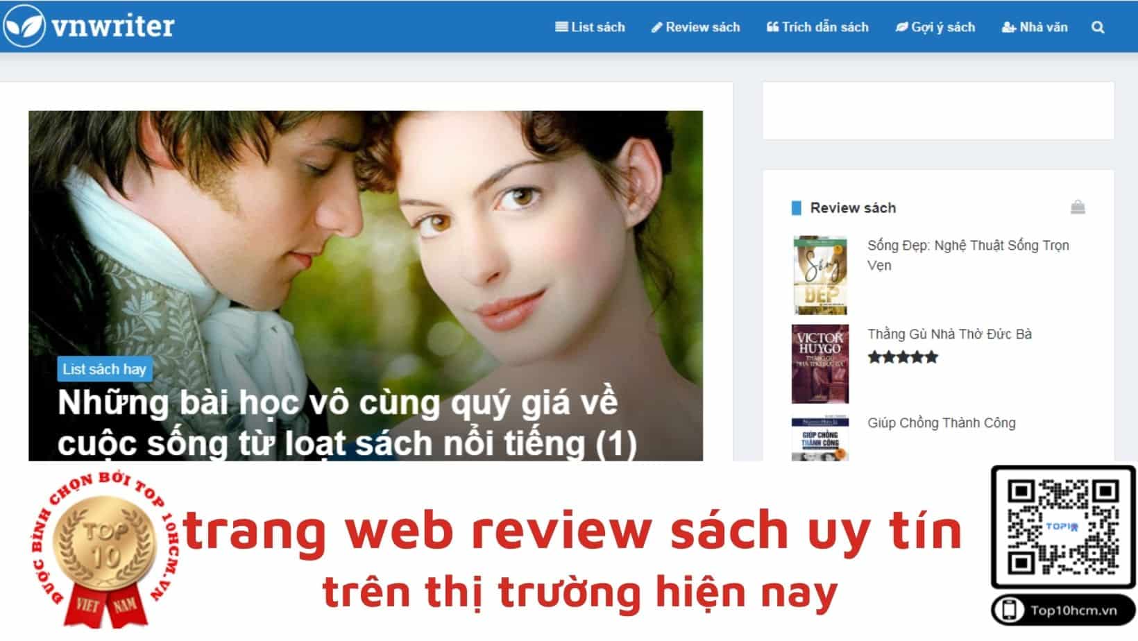 Vnwriter net min Top 9 trang web review sách uy tín nhất tại Việt Nam trong năm 2021 - sachvui.vn
