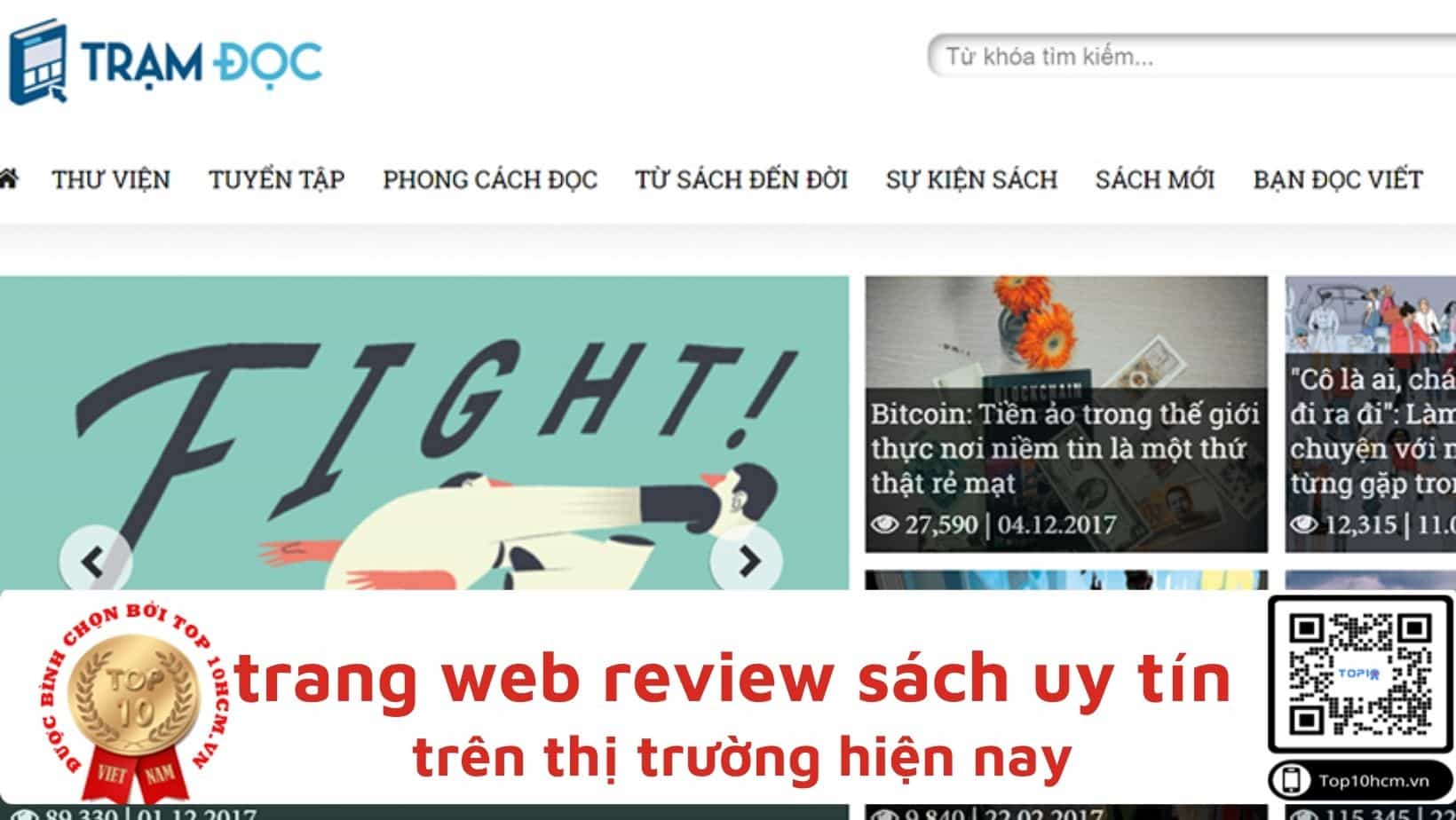 tramdoc min Top 9 trang web review sách uy tín nhất tại Việt Nam trong năm 2021 - sachvui.vn